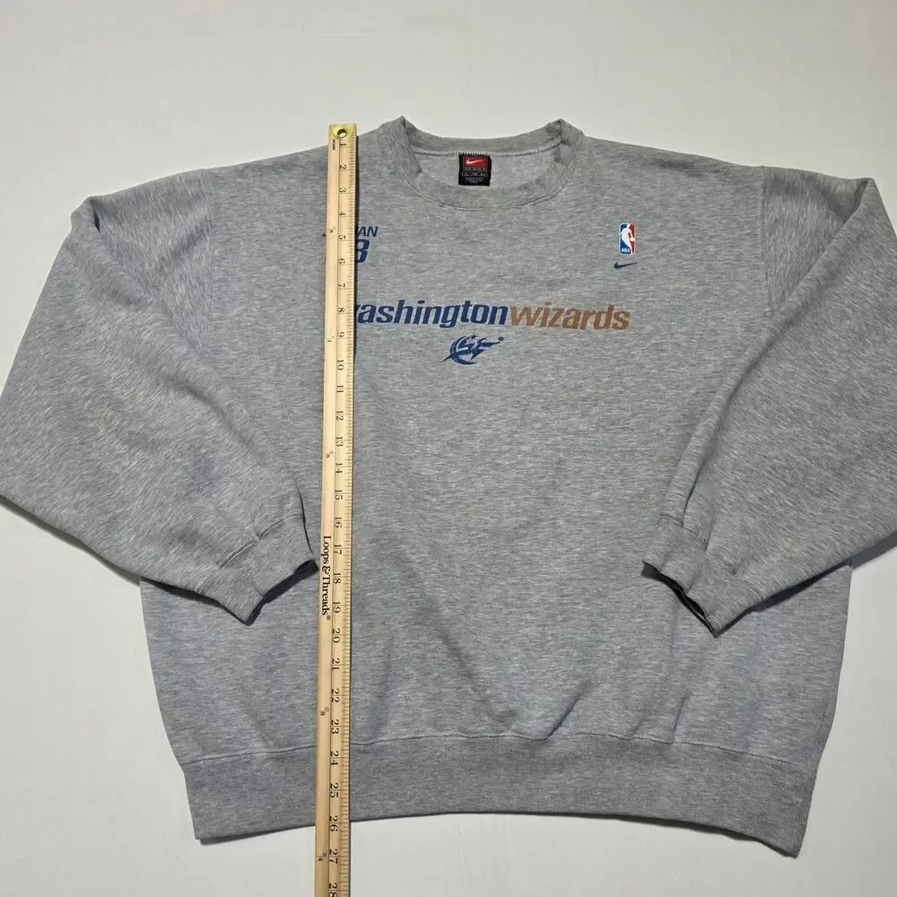 Vintage 90's Nike Washington Wizards Michael Jordan 23 Crewneck XL